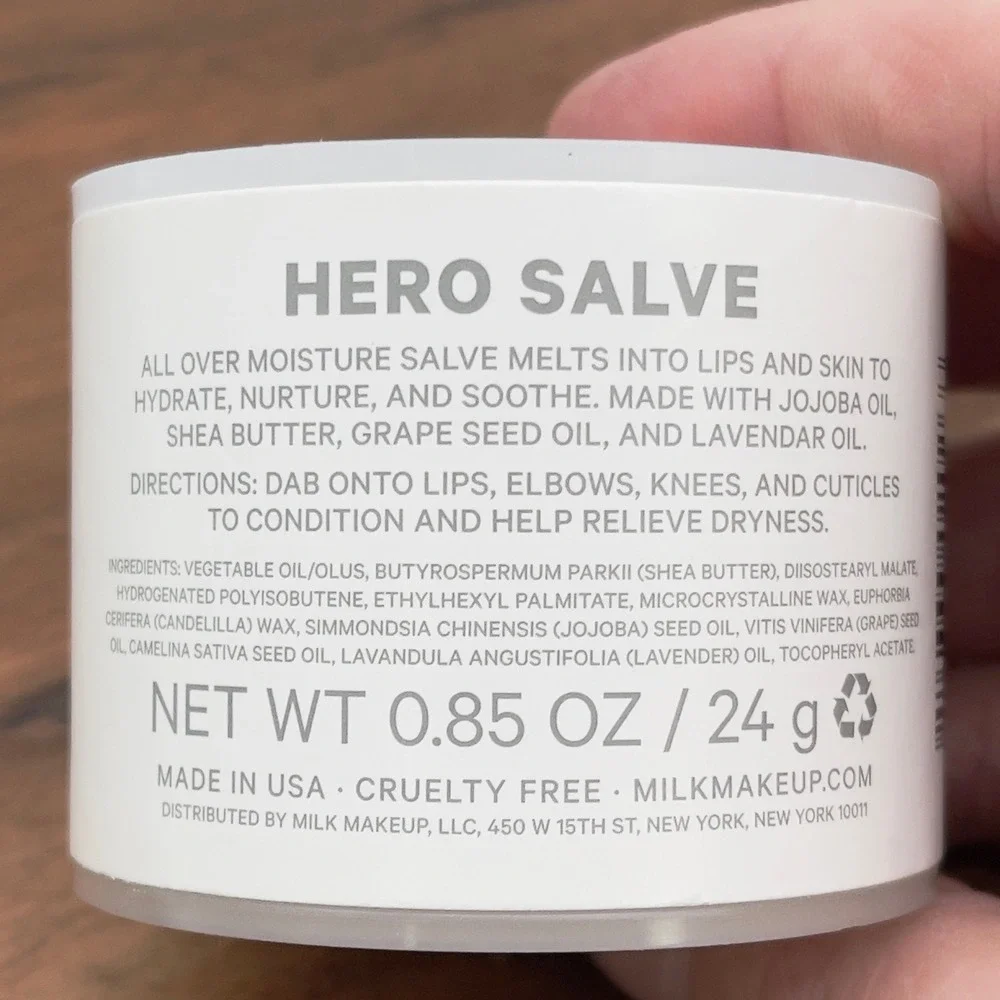 Milk Makeup Hero Salve All Over Moisture Balm .85oz Minimal Clean Beauty‎ Vegan